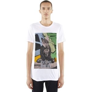 NWT Eleven Paris Life Is A Joke Jesus Loves Wolves Graffiti Graphic T-Shirt S